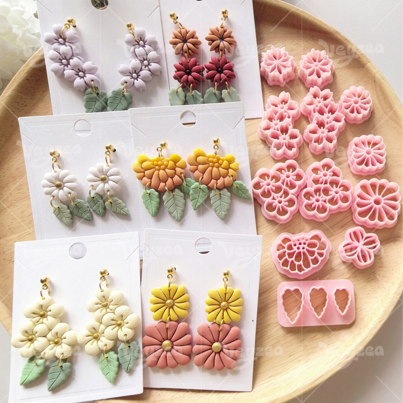 Floral Series Polymer Clay Cutters