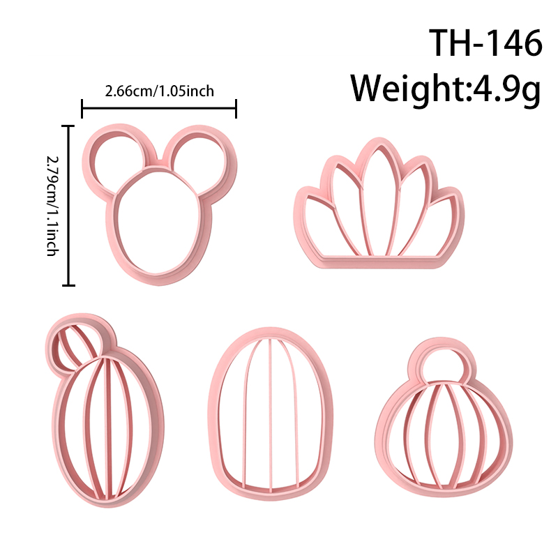 Cactus Polymer Clay Cutters Hover