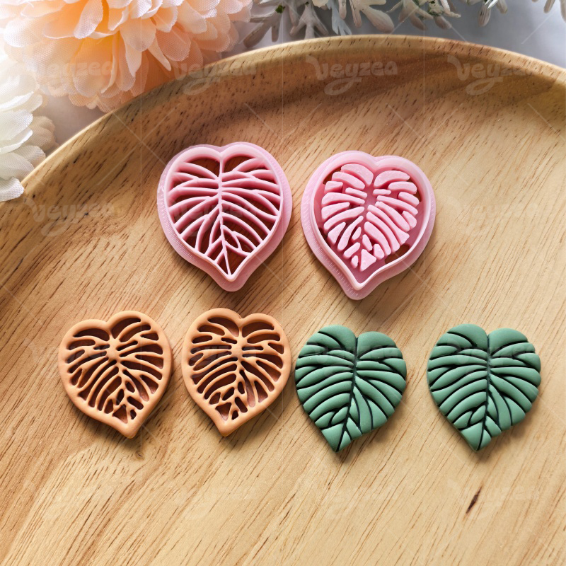 Monstera  Polymer Clay Cutters
