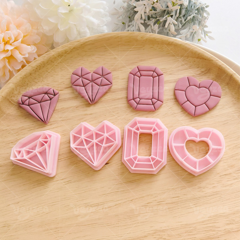 Gem  Polymer Clay Cutters