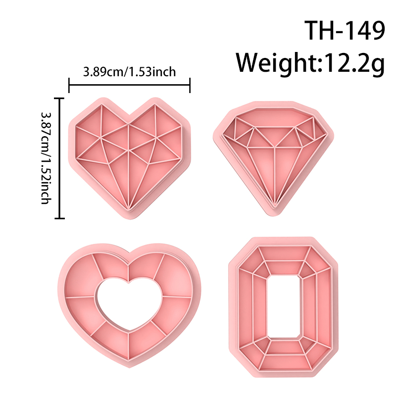 Gem  Polymer Clay Cutters Hover