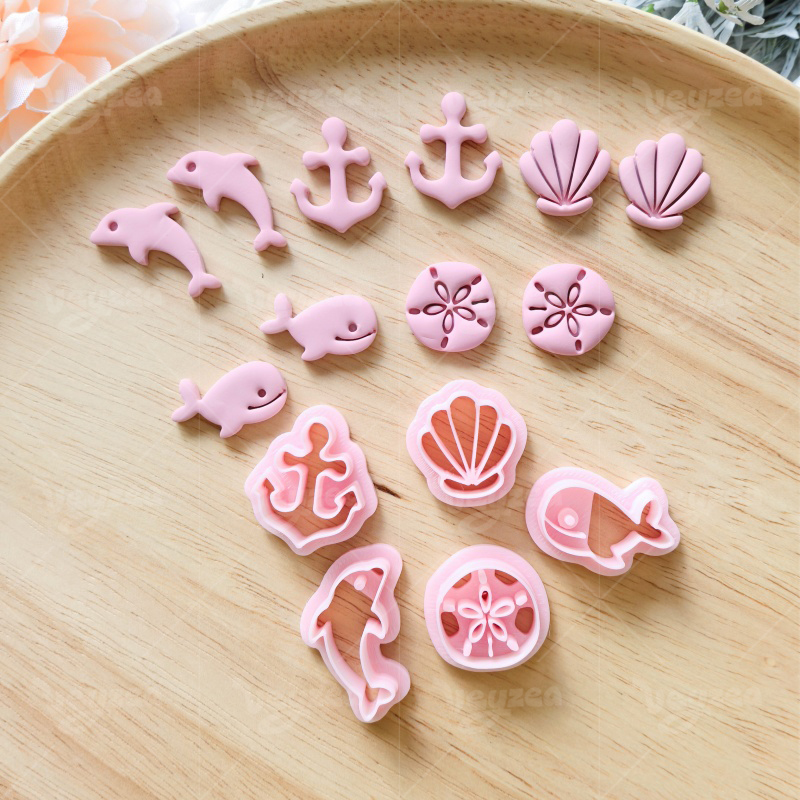 Ocean Series Polymer Clay Cutters