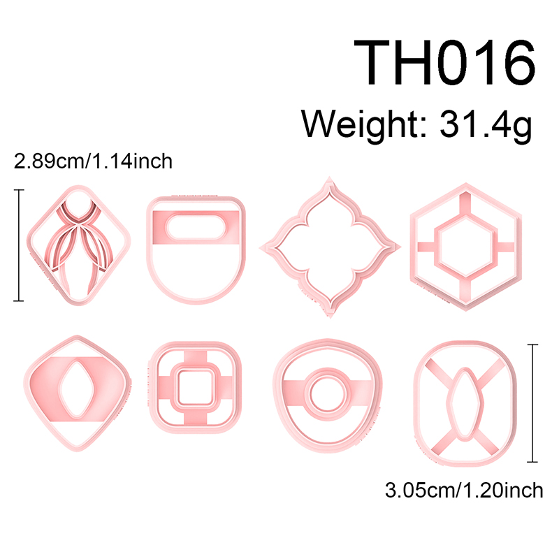 Geometric Frame Polymer Clay Cutters Hover