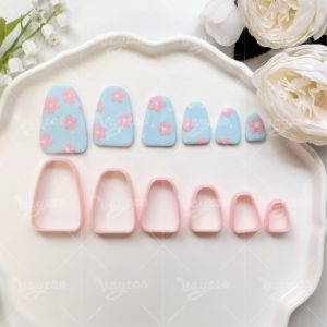 Rounded Trapezoid Polymer Clay Cutters