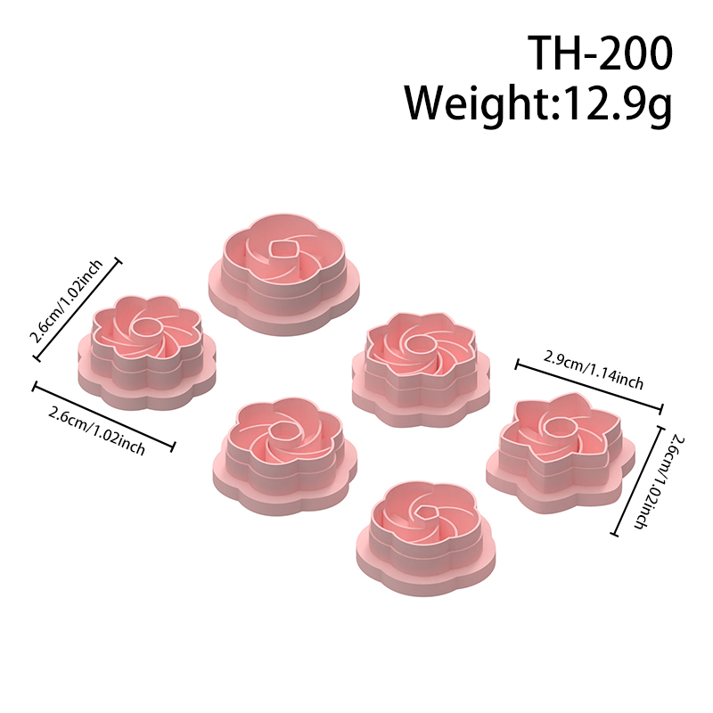 Swirl Floral Polymer Clay Cutters Hover