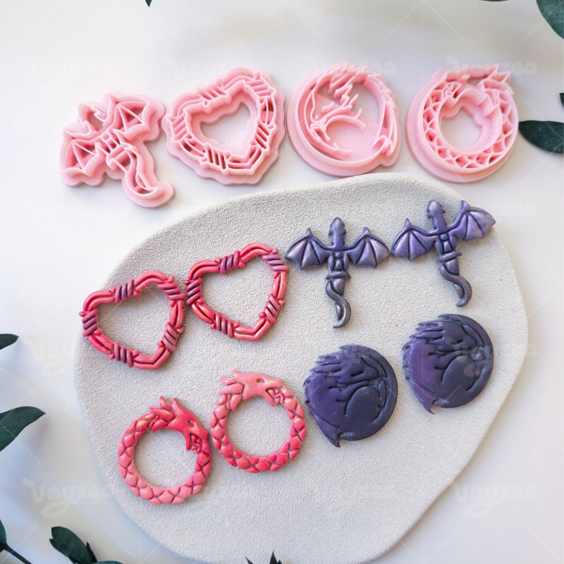 Dragon Polymer Clay Cutters