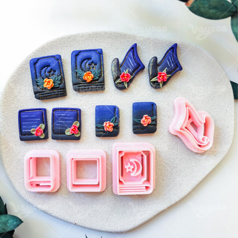 Magic Book Polymer Clay Cutters