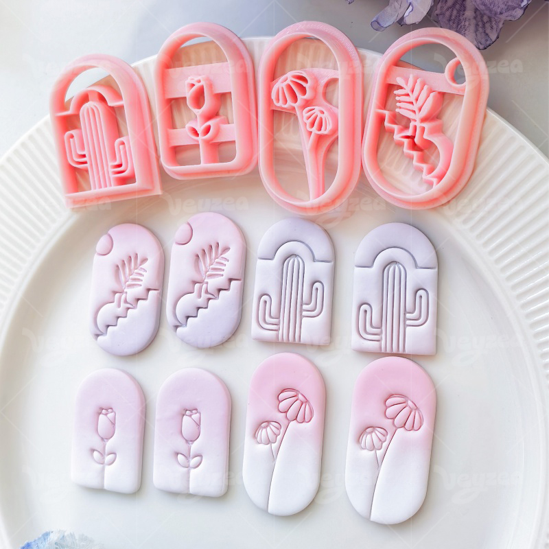 Desert Plant Series Polymer Clay Cutters