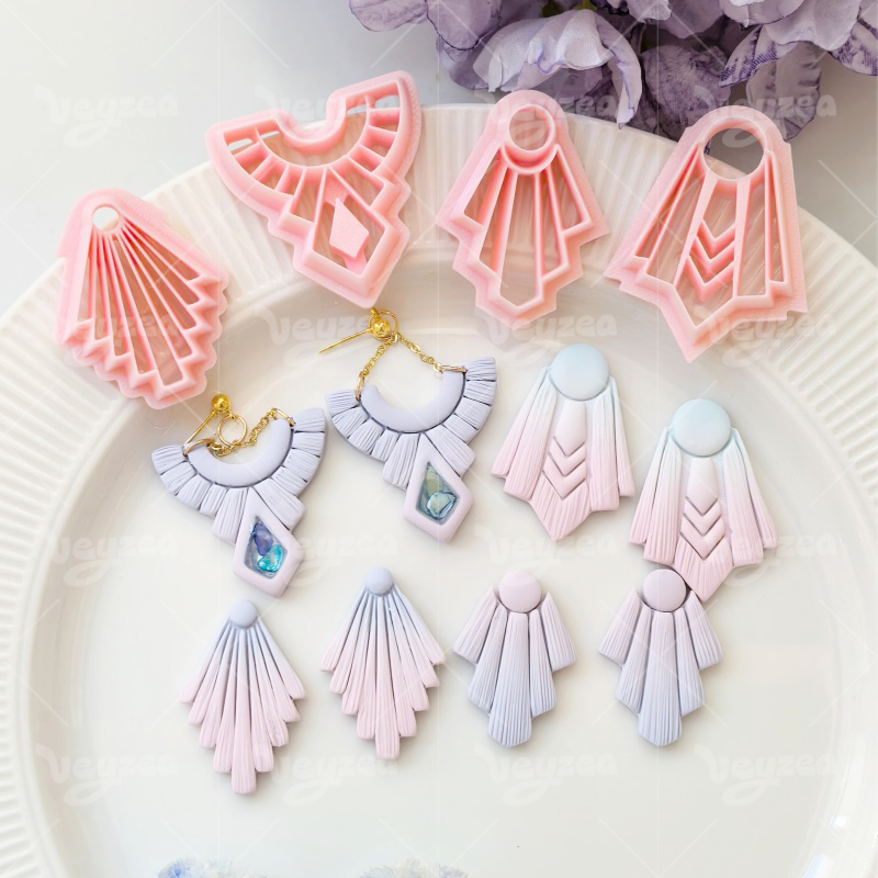 Art Tassel Series Polymer Clay Cutters