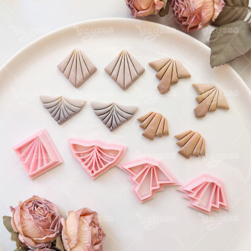 Irregular Geometric Polymer Clay Cutters