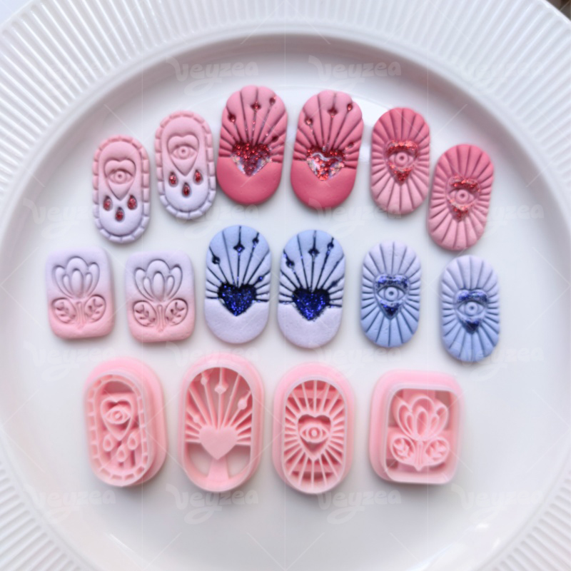 Geometric Outline Series Polymer Clay Cutters