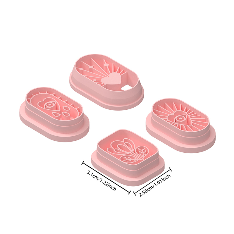 Geometric Outline Series Polymer Clay Cutters Hover