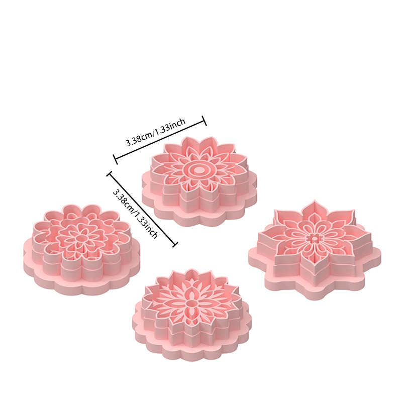 Geometric Floral Series Polymer Clay Cutters Hover