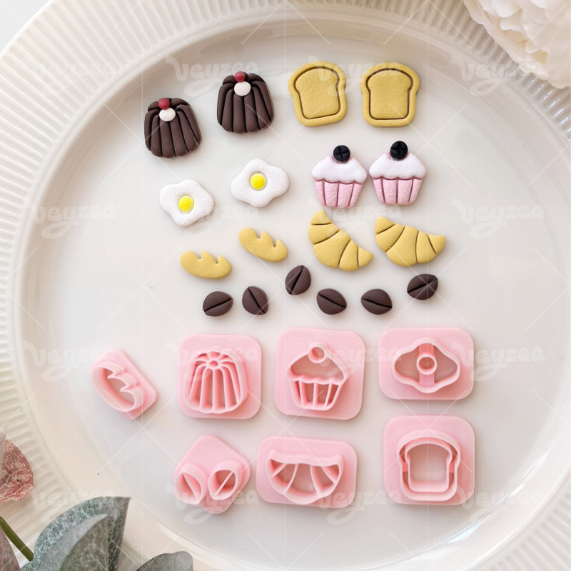 Mini Baked Series Polymer Clay Cutters