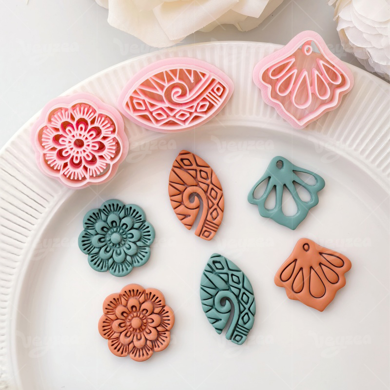 Ethnic Pattern Series Polymer Clay Cutters Hover