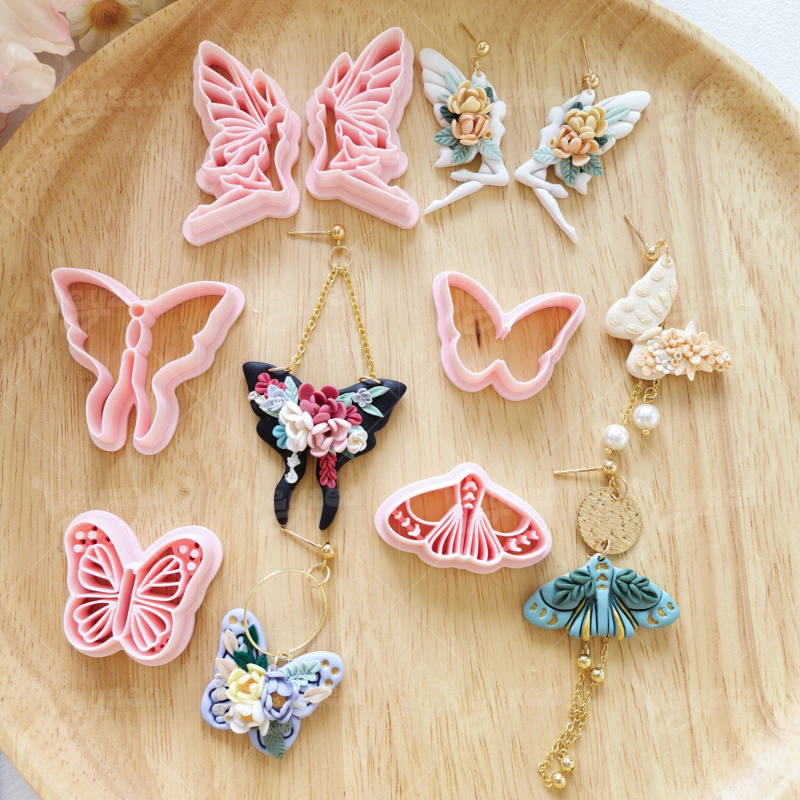 Butterfly Series Polymer Clay Cutters