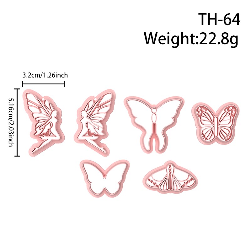 Butterfly Series Polymer Clay Cutters Hover