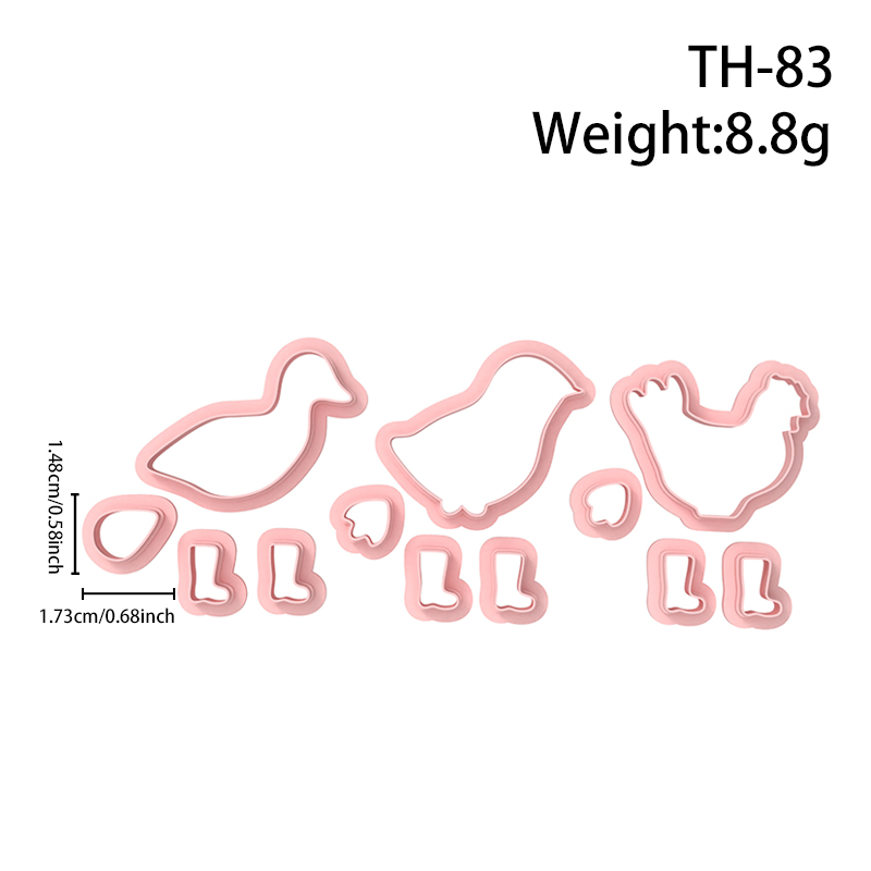 Animal Series Polymer Clay Cutters Hover