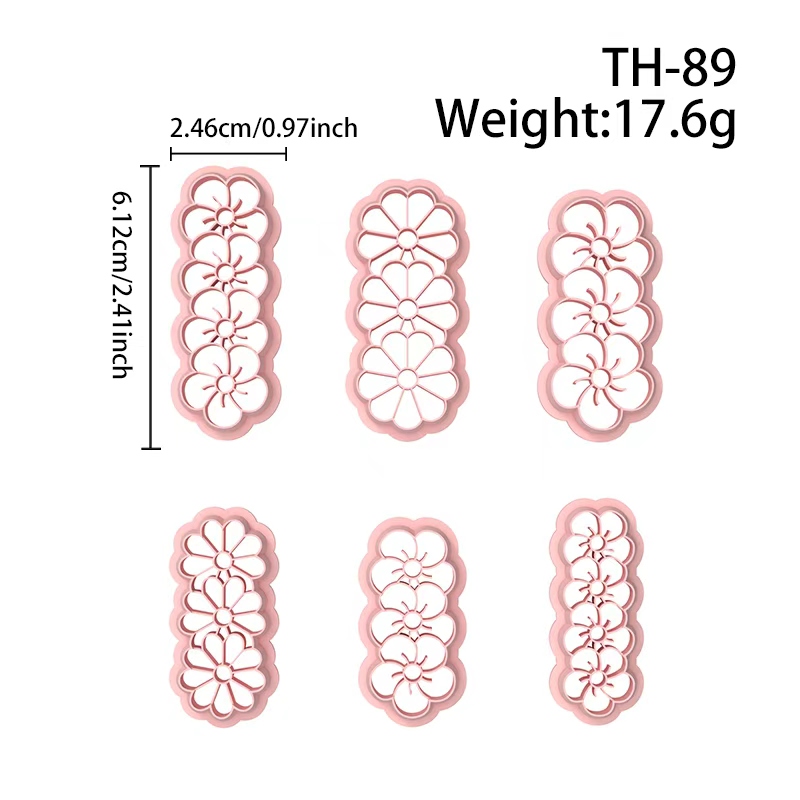 Laminated Flower Polymer Clay Cutters Hover