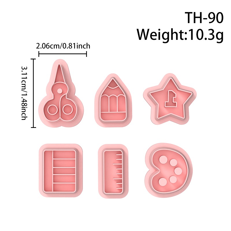 Stationery Series Polymer Clay Cutters Hover