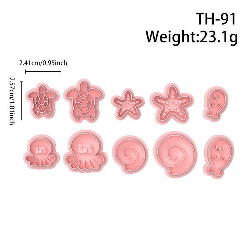 Marine Biopolymer Series Polymer Clay Cutters Hover