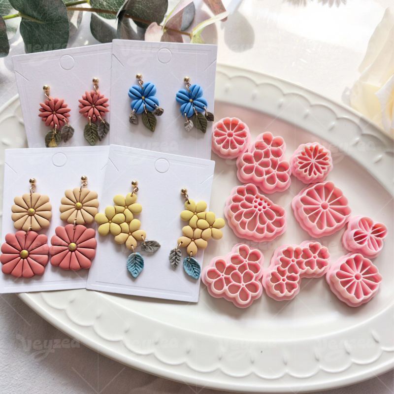 Flower Series Polymer Clay Cutters