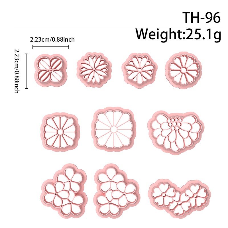 Flower Series Polymer Clay Cutters Hover