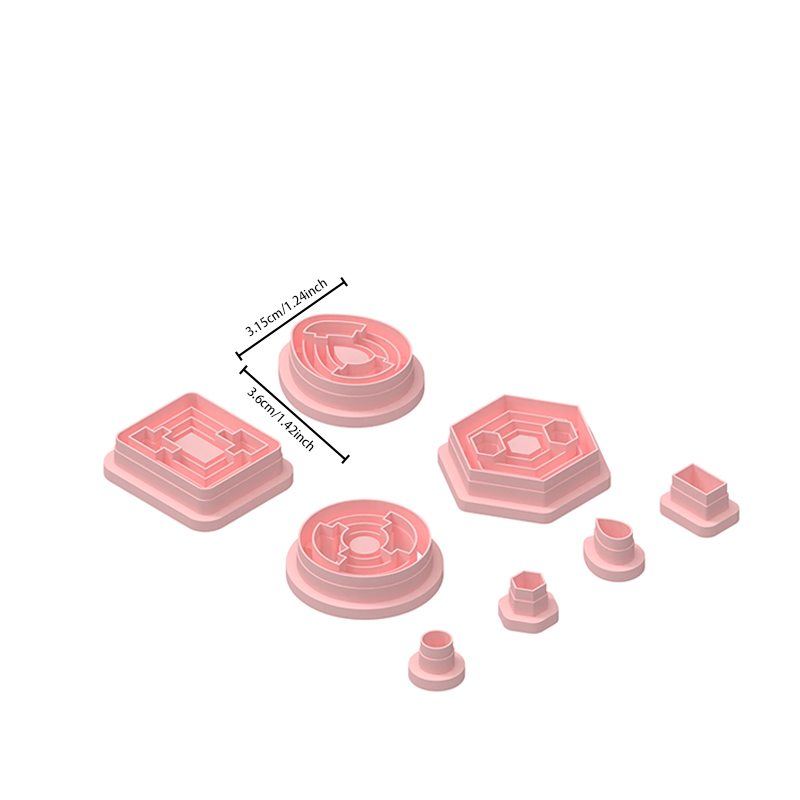 Geometric Gemstone Polymer Clay Cutters Hover