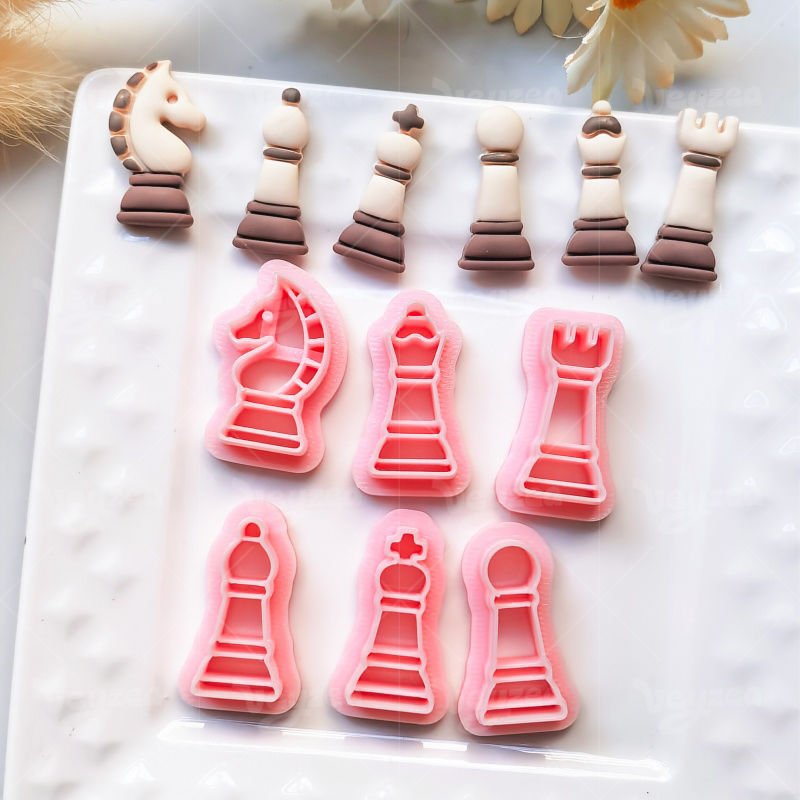 Chess Series Polymer Clay Cutters