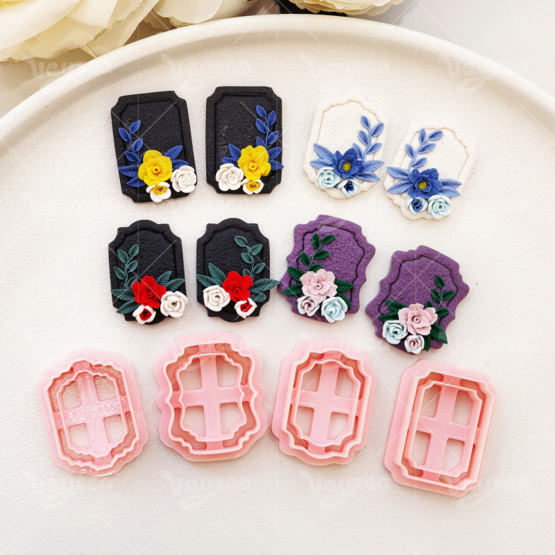 Vintage Geometric Polymer Clay Cutters