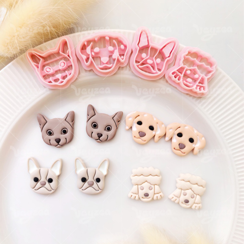 Animal Head Series Polymer Clay Cutters