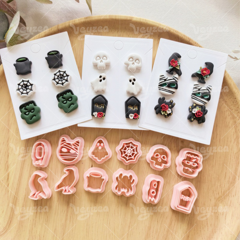 Halloween Themed Series Polymer Clay Cutters