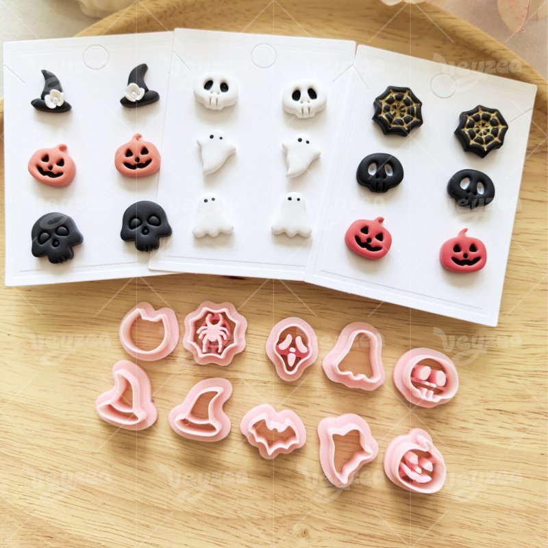 Mini Halloween Series Polymer Clay Cutters