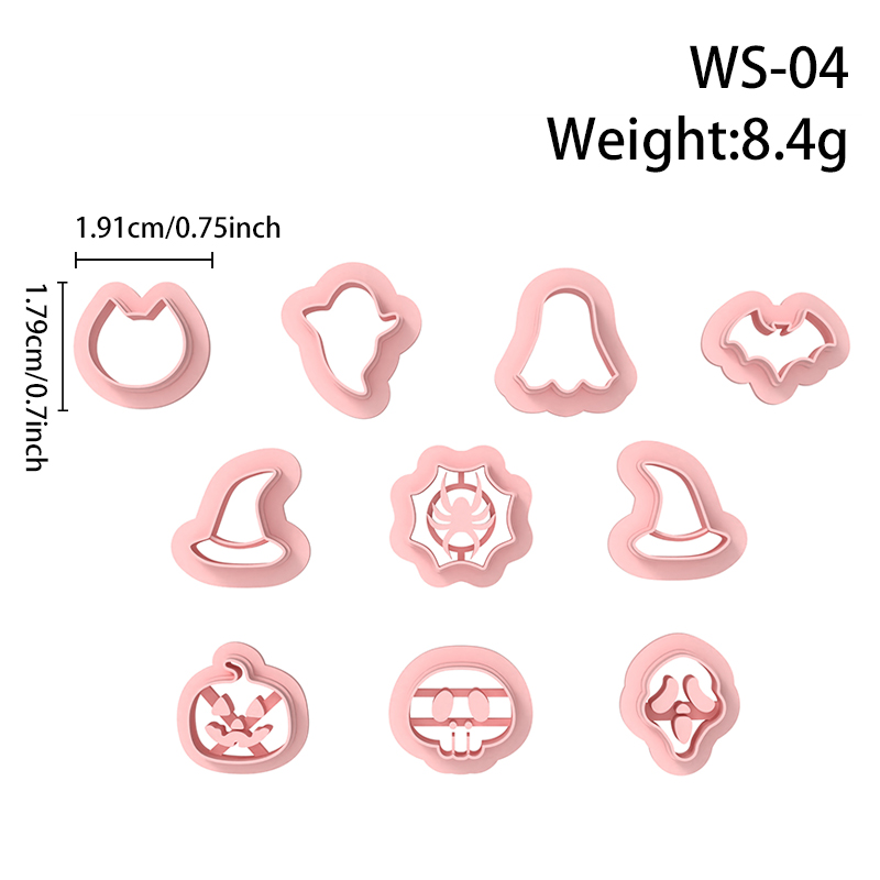 Mini Halloween Series Polymer Clay Cutters Hover