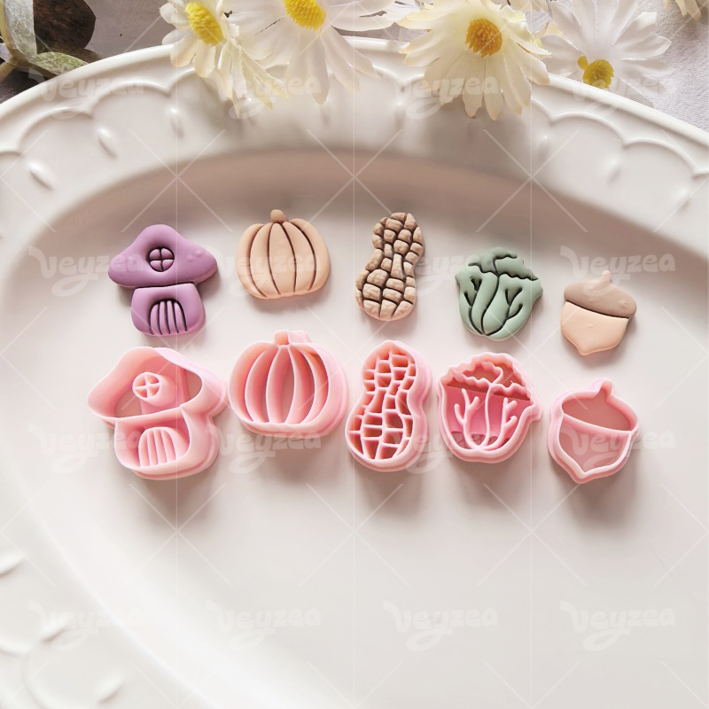 Garden Harvest Series Polymer Clay Cutters