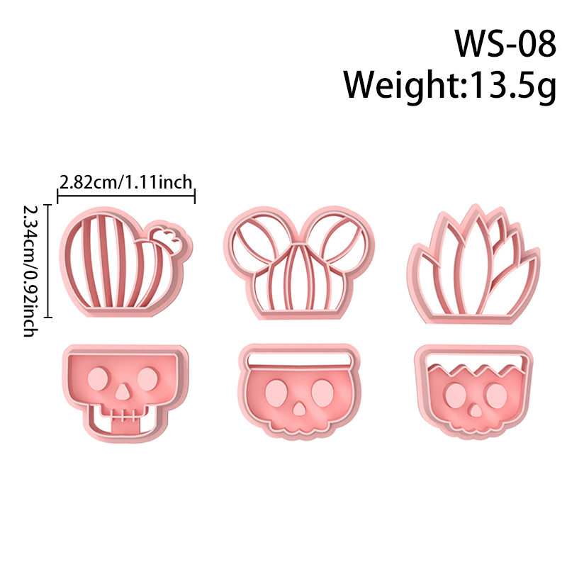 Cactus Series Polymer Clay Cutters Hover