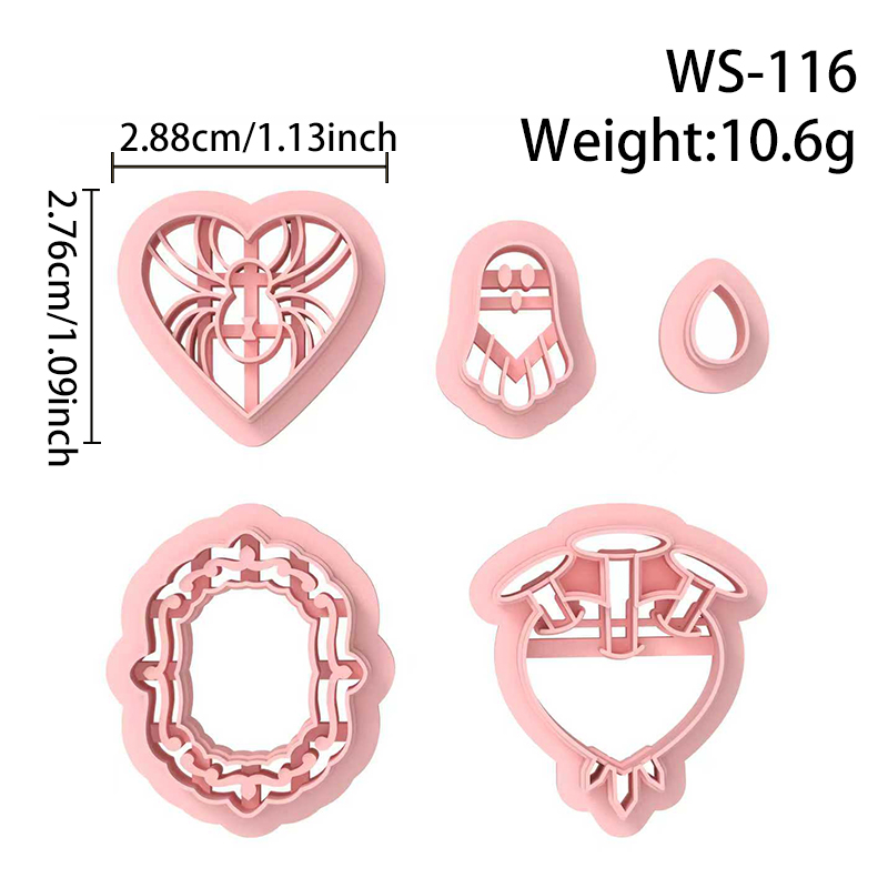 Halloween Themed Polymer Clay Cutters Hover