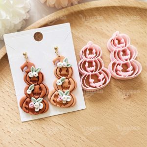 Three-Layer Pumpkin Polymer Clay Cutters