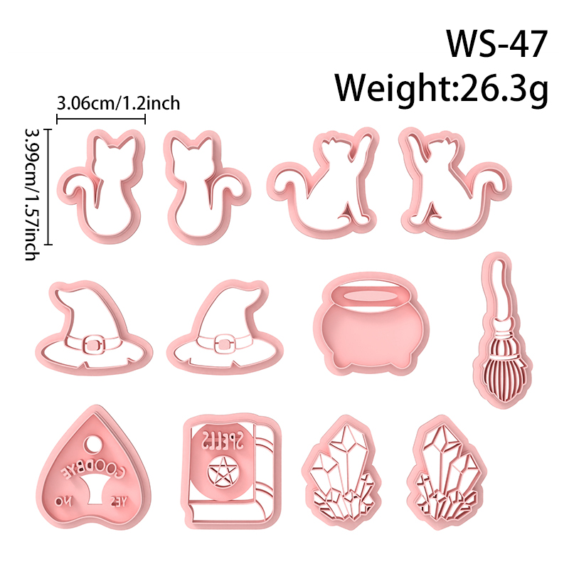 Fantasy Magic Series Polymer Clay Cutters Hover