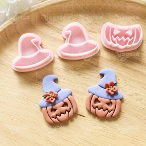 Pumpkin Witch Hat Polymer Clay Cutters