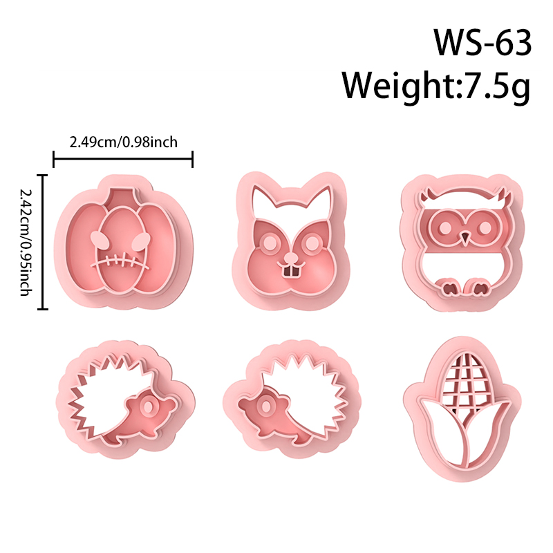 Autumn Forest Series Polymer Clay Cutters Hover