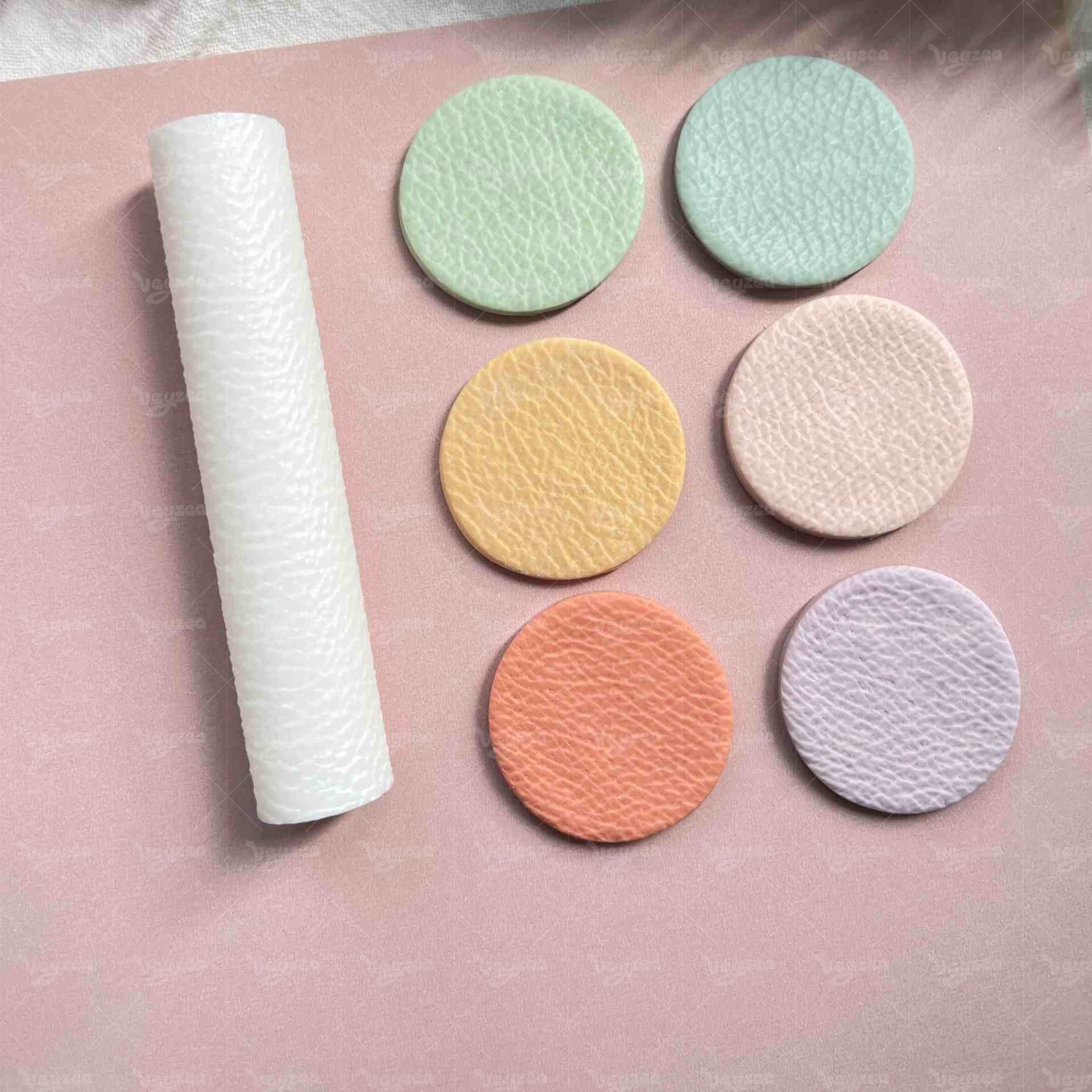 Leather Effect Polymer Clay Texture Roller - 图片 5