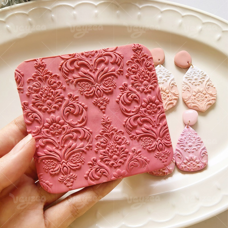 Baroque European Classical Pattern Polymer Clay Texture Roller - 图片 7