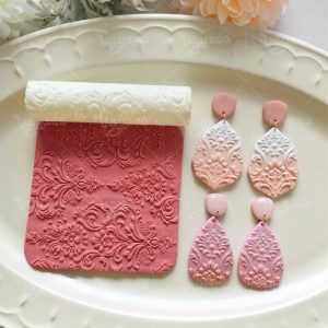 Baroque European Classical Pattern Polymer Clay Texture Roller