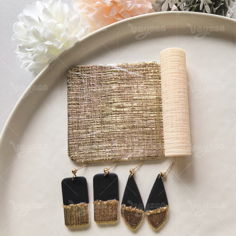 Linen Knit Polymer Clay Texture Roller - 图片 3