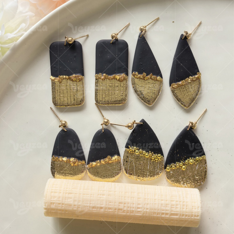 Linen Knit Polymer Clay Texture Roller - 图片 9