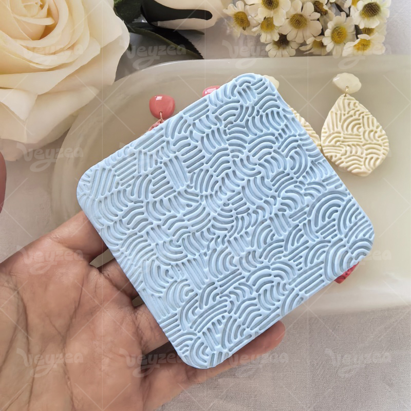 Curve Interweaving Polymer Clay Texture Roller - 图片 10
