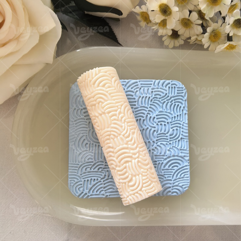 Curve Interweaving Polymer Clay Texture Roller - 图片 11