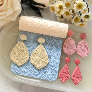 Curve Interweaving Polymer Clay Texture Roller