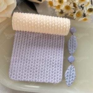 Braided lines Polymer Clay Texture Roller